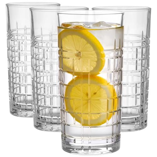 Glasmark KROSNO 1992 Trinkgläser Set Longdrinkgläser 4 Stück 320 ml Wassergläser Saftgläser Cocktailgläser Saft Wasser Glas Geschliffen Spülmaschinengeeignet Glasmark KROSNO 1992 Trinkgläser Set Longdrinkgläser 4 Stück 320 ml Wassergläser Saftgläser Cocktailgläser Saft Wasser Glas Geschliffen Spülmaschinengeeignet von Glasmark KROSNO 1992