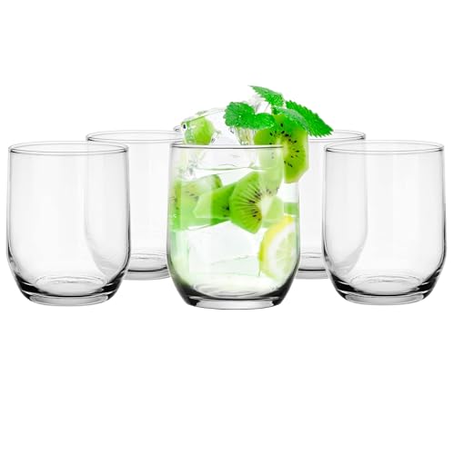 Glasmark Krosno Gläser 6er Set 0,3 Liter Cocktailgläser Cocktail Trinkgläser Wassergläser Spülmaschinenfest Kindergläser Glasses Kleine Gläser Saftgläser 6 x 300ML von Glasmark KROSNO 1992