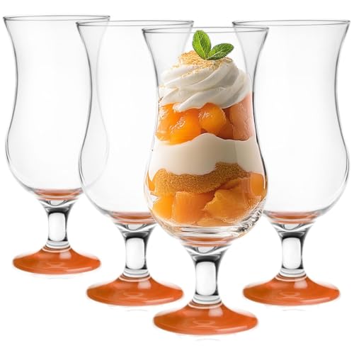 Glasmark Krosno Gläser Cocktailgläser Set Longdrink Cocktail Gin Bier Wasser Longdrinkgläser Cocktailgläser Trinkglas Wasserglas Glas Smoothie Dessert Spülmaschinenfest Orange 4 x 420ml Glasmark Krosno Gläser Cocktailgläser Set Longdrink Cocktail Gin Bier Wasser Longdrinkgläser Cocktailgläser Trinkglas Wasserglas Glas Smoothie Dessert Spülmaschinenfest Orange 4 x 420ml von Glasmark KROSNO 1992