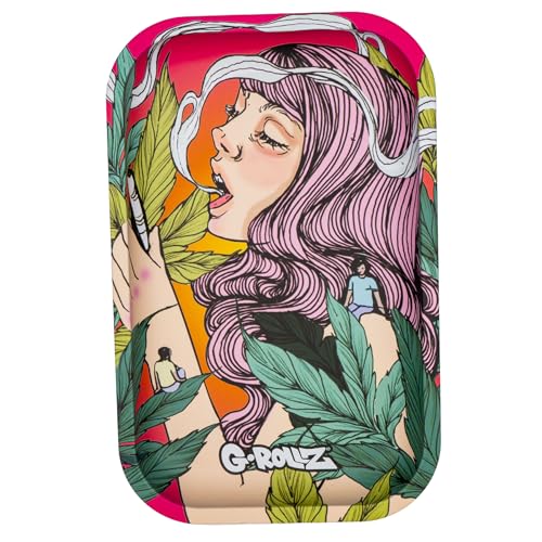 G-Rollz, Dekorative Tabletts aus Metall, Rolling Tray, Verschiedene Motive (ColossalDream) von G-ROLLZ