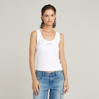 G-STAR Tanktop "Slim Rib Tank", mit Markenschriftzug auf der Brust G-STAR Tanktop "Slim Rib Tank", mit Markenschriftzug auf der Brust von G-Star