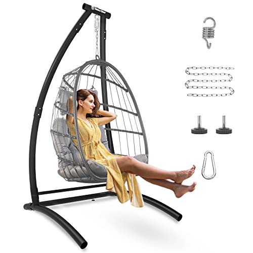 G TALECO GEAR C-Typ Hängemattengestell, Schwerer schaukelgestell Outdoor aus Stahl, Hängesessel Gestell (Hängesessel Nicht im Lieferumfang enthalten) von G TALECO GEAR