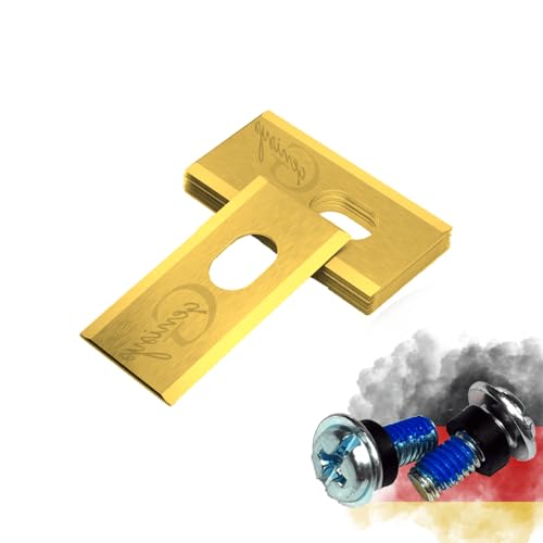 G greengrass tools Titan Messer kompatibel mit Dreame A1 A2 Mova Mähroboter Ersatz Klingen - LongLife Edelstahl [bruchsicher DIN EN 50636 geprüft], Stück:6 + 6 Mova Schrauben von G greengrass tools