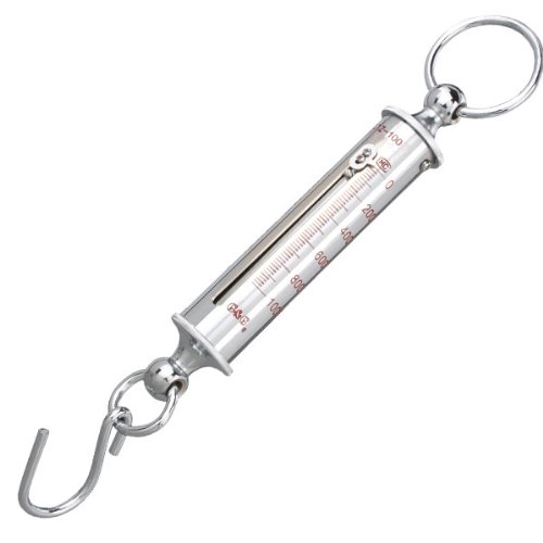 G&G Federwaage LTZ 2kg/0.04kg,Hängewaage Federkraftmesser Mechanischewaage (2kg) von G&G