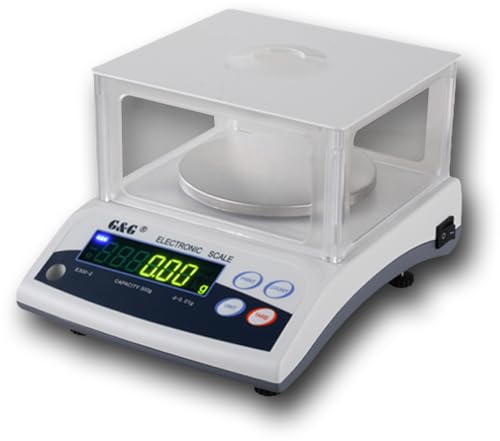 G&G E-Tischwaage, Versionsauswahl bis max 6000g, ab 0,005g Schritte, Stabile Ausführung (Metall-Unterbau). Präzisionswaage, Digitalwaage, Feinwaage (Version E600-2: 600g/0,01g) G&G E-Tischwaage, Versionsauswahl bis max 6000g, ab 0,005g Schritte, Stabile Ausführung (Metall-Unterbau). Präzisionswaage, Digitalwaage, Feinwaage (Version E600-2: 600g/0,01g) von G&G