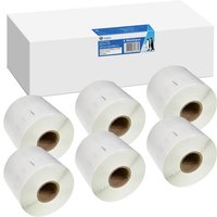 G&G Etiketten Rolle 54 x 101mm Papier 6 Rollen 19329 Versand-Etiketten von G&G