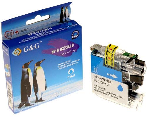 G&G Druckerpatrone kompatibel zu Brother LC-225XLC Cyan von G&G
