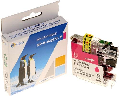 G&G Druckerpatrone kompatibel zu Brother LC-225XLM Magenta von G&G