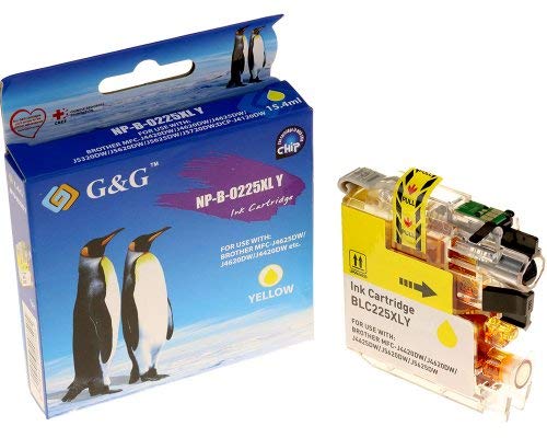 G&G Druckerpatrone kompatibel zu Brother LC-225XLY Gelb G&G Druckerpatrone kompatibel zu Brother LC-225XLY Gelb von G&G