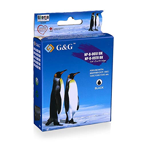 G&G Druckerpatrone kompatibel zu Brother LC-970BK / LC1000BK Schwarz G&G Druckerpatrone kompatibel zu Brother LC-970BK / LC1000BK Schwarz von G&G