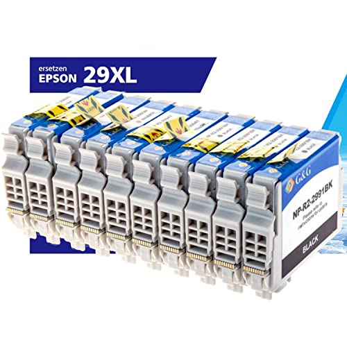 G&G Druckerpatrone kompatibel zu Epson 29XL Druckerpatronen 10er-Set 4X Schwarz + je 2X Cyan, Magenta, Gelb - Marke von G&G