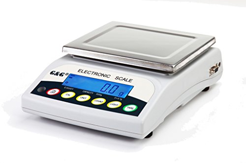 G&G E3000YB 3000g/0.01g Präzisionswaage Laborwaage Feinwaage Industriewaage Tischwaage Goldwaage/Batteriebetrieb möglich Scale von G&G