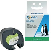 G&G Etikettenrollen für Etikettendrucker ersetzt DYMO 91221/S0721660 weiß, 12,0 mm x 4,0 m, 1 x G&G Etikettenrollen für Etikettendrucker ersetzt DYMO 91221/S0721660 weiß, 12,0 mm x 4,0 m, 1 x von G&G