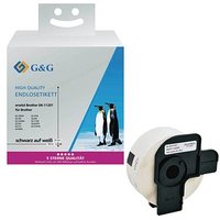 G&G Etikettenrollen für Etikettendrucker ersetzt brother DK-11201 weiß, 29,0 x 90,0 mm, 1 x 400 Etiketten G&G Etikettenrollen für Etikettendrucker ersetzt brother DK-11201 weiß, 29,0 x 90,0 mm, 1 x 400 Etiketten von G&G