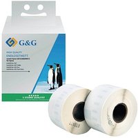 G&G Etikettenrollen für Etikettendrucker ersetzt DYMO 99012/S0722400  weiß, 36,0 x 89,0 mm, 2 x 260 Etiketten G&G Etikettenrollen für Etikettendrucker ersetzt DYMO 99012/S0722400  weiß, 36,0 x 89,0 mm, 2 x 260 Etiketten von G&G