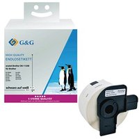 G&G Etikettenrollen für Etikettendrucker ersetzt brother DK-11208 weiß, 38,0 x 90,0 mm, 1 x 400 Etiketten G&G Etikettenrollen für Etikettendrucker ersetzt brother DK-11208 weiß, 38,0 x 90,0 mm, 1 x 400 Etiketten von G&G