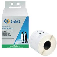 G&G Etikettenrollen für Etikettendrucker ersetzt DYMO 99014/S0722430 weiß, 54,0 x 101,0 mm, 1 x 220 Etiketten G&G Etikettenrollen für Etikettendrucker ersetzt DYMO 99014/S0722430 weiß, 54,0 x 101,0 mm, 1 x 220 Etiketten von G&G