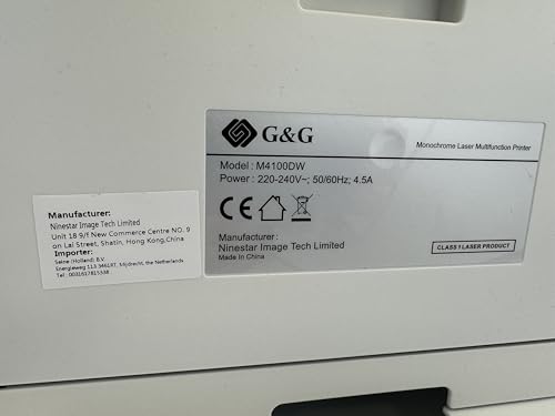 G&G Laserdrucker Multifunktionsgerät S/W 3-in-1, M4100DW Duplex - 33 Seiten/Min.,DIN A 4, Laserdrucker, Kopierer, Scanner, ADF, LAN, WLAN, USB G&G Laserdrucker Multifunktionsgerät S/W 3-in-1, M4100DW Duplex - 33 Seiten/Min.,DIN A 4, Laserdrucker, Kopierer, Scanner, ADF, LAN, WLAN, USB von G&G