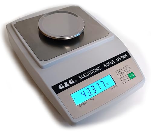 G&G Präzisionswaagen, 0,001g, 0,01g und 0,1g, Baureihe JJ-A, Modellauswahl (JJ200BA: 200g/0,001g) von G&G