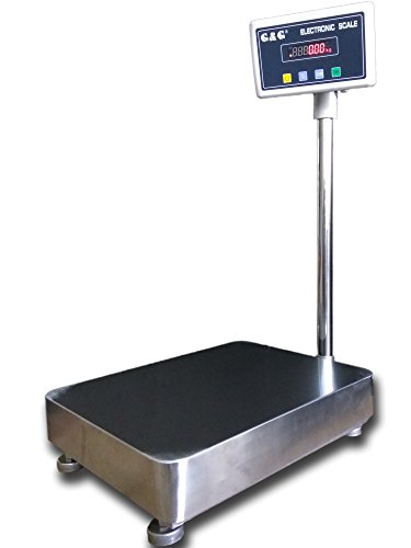 G&G TC-KSB Wasserdichte Plattformwaage, 150kg/0,05kg, 40 * 50 cm Edelstahlplattform, Akku + Netzteil, Industriewaage, Fischwaage, Plattformwaage, Fleischwaage, Paketwaage G&G TC-KSB Wasserdichte Plattformwaage, 150kg/0,05kg, 40 * 50 cm Edelstahlplattform, Akku + Netzteil, Industriewaage, Fischwaage, Plattformwaage, Fleischwaage, Paketwaage von G&G