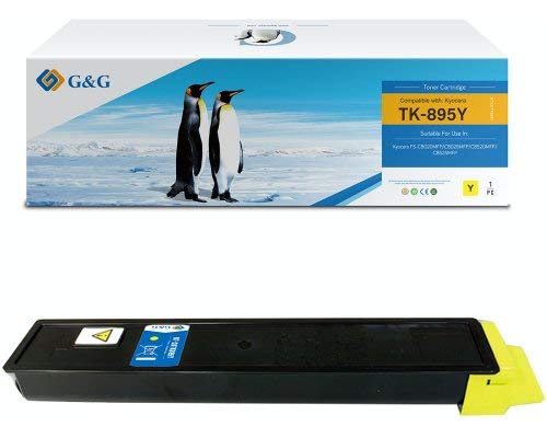 G&G Toner kompatibel zu Kyocera TK-895Y Gelb von G&G