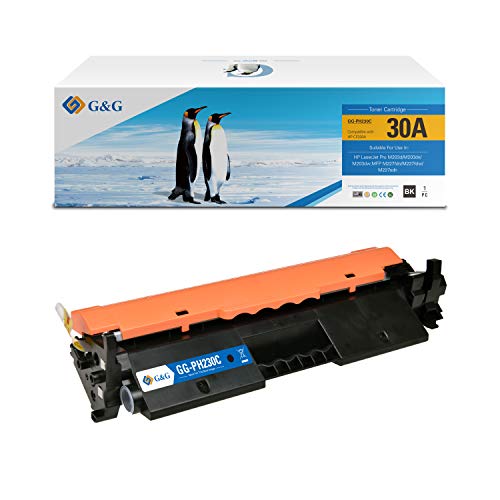 G&G kompatibler Toner als Ersatz für HP HP 30A/ CF230A -Mit Chip- Schwarz von G&G
