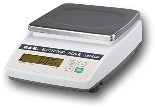G&G JJ-A Baureihe, Versionen ab 0,01g, Kapazität bis 10kg. Netzanschluss, beleuchtetes Display, Edelstahl-Wägefläche, Tara-Funktion, Laborwaage Industriewaage (JJ10KA: 10000g / 0,1g) G&G JJ-A Baureihe, Versionen ab 0,01g, Kapazität bis 10kg. Netzanschluss, beleuchtetes Display, Edelstahl-Wägefläche, Tara-Funktion, Laborwaage Industriewaage (JJ10KA: 10000g / 0,1g) von G&G