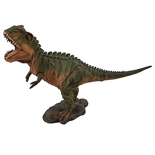 Garten Jurassic Dinosaurier Polyresin Statue – handbemalte Figur – aufwendige Details geeignet für den Innen- und Außenbereich – Frost- und lichtbeständig Tier-Rasen-Ornament (Tyrannosaurus) von G&H Decor