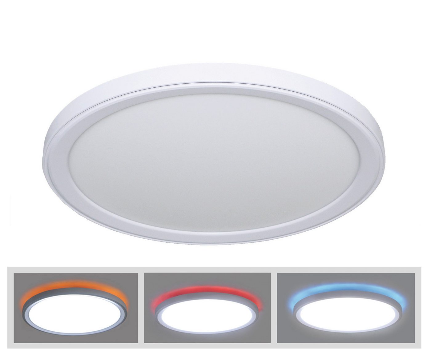 G&L Deckenleuchte Smart LED Deckenlampe, WLAN Deckenleuchte steuerbar via App, LED fest integriert, 2700K-6500K, Kompatibel mit Alexa Google, für Wohnzimmer Schlafzimmer Flure G&L Deckenleuchte Smart LED Deckenlampe, WLAN Deckenleuchte steuerbar via App, LED fest integriert, 2700K-6500K, Kompatibel mit Alexa Google, für Wohnzimmer Schlafzimmer Flure von G&L