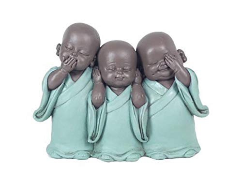 G&S Figur 3 Mönche der Weisheit, Kollektion Baby Zen, H 11 cm von G&S