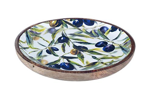 G&S Provence Großer Teller mit Olivenmotiv, Durchmesser 22,5 cm von G&S