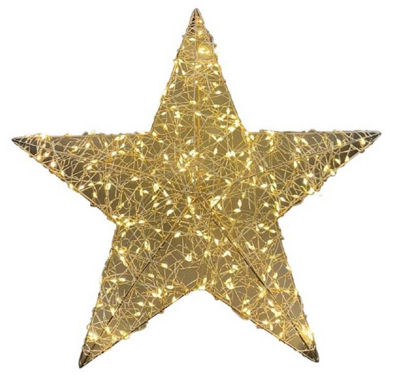 G. Wurm GmbH&Co KG LED Stern Exner LED Stern Lumière, gold, Metall, 40x9x40 cm+300L, 258183 von G. Wurm GmbH&Co KG