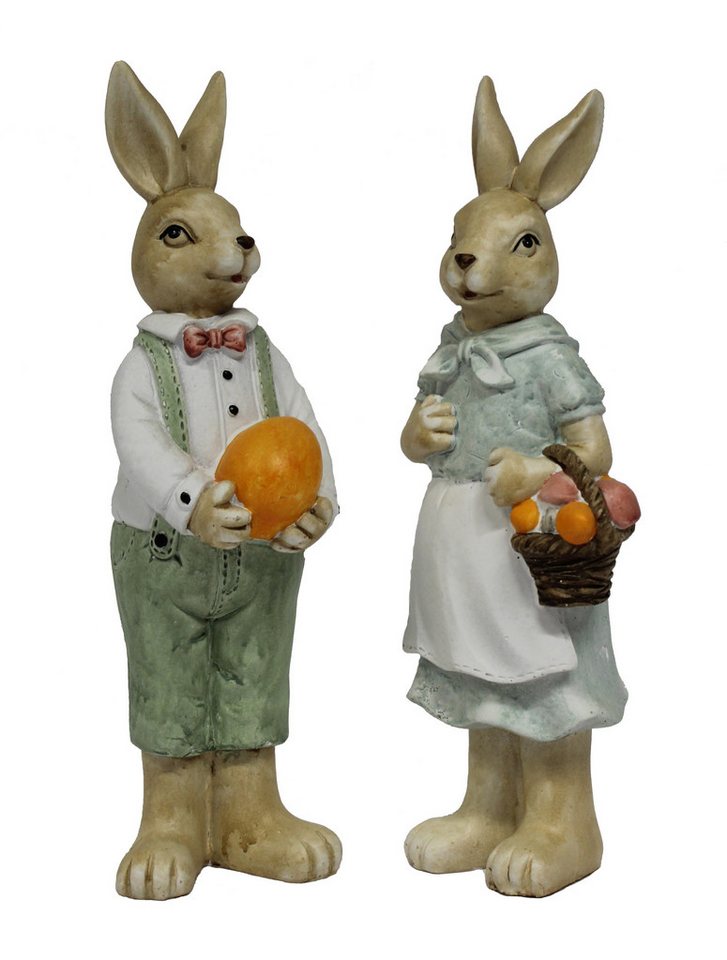G. Wurm GmbH&Co KG Osterhase Deko-Figuren-Set Frau Osterhase + Herr Osterhase Handarbeit, Handarbeit G. Wurm GmbH&Co KG Osterhase Deko-Figuren-Set Frau Osterhase + Herr Osterhase Handarbeit, Handarbeit von G. Wurm GmbH&Co KG