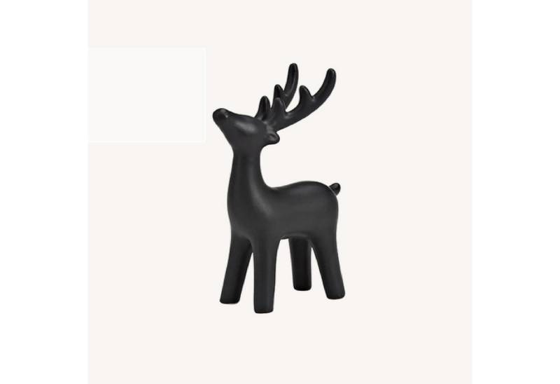 G. Wurm Dekoobjekt Hirsch aus Keramik schwarz 10x17x5, schlicht G. Wurm Dekoobjekt Hirsch aus Keramik schwarz 10x17x5, schlicht von G. Wurm