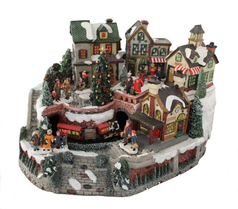 G. Wurm Weihnachtsszene Winterdorfszene mit fahrendem Zug, Geräuschen und Beleuchtung, Mit oder ohne Ton betreibbar G. Wurm Weihnachtsszene Winterdorfszene mit fahrendem Zug, Geräuschen und Beleuchtung, Mit oder ohne Ton betreibbar von G. Wurm