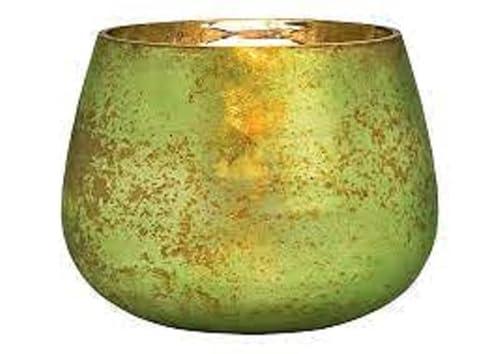 G. Wurm Windlicht Deko Teelichthaler Schale aus Glas grün/Gold 15 x 12 x 15 cm G. Wurm Windlicht Deko Teelichthaler Schale aus Glas grün/Gold 15 x 12 x 15 cm von G. Wurm