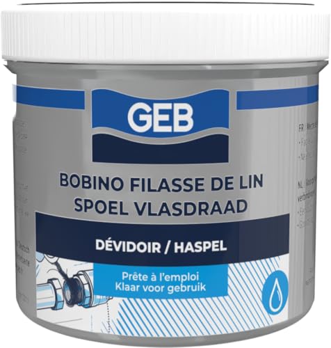 Bobino de filasse de lin avec dévidoir GEB 80 g - 515030 von GEB