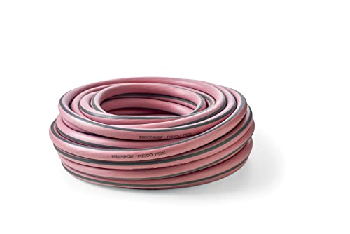 G.F. SRL RECO Schlauch, 15 m Bewässerungsschlauch Ø 5/8" aus recyceltem Kunststoff, Ultramemory Struktur, Non Torsion, UV-resistent, Anti-Algen, Farbe Fuchsia von G.F.