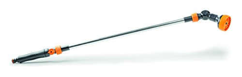 Multifunktions-Gießstab regulierbar CLASSIC | Länge: 82 cm | 8 verschiedene Strahlformen | Einstellbares Gelenk | Hahn zur Durchflussregulierung | kompatibel zum Stecksystem des Marktführers | Orange Multifunktions-Gießstab regulierbar CLASSIC | Länge: 82 cm | 8 verschiedene Strahlformen | Einstellbares Gelenk | Hahn zur Durchflussregulierung | kompatibel zum Stecksystem des Marktführers | Orange von G.F.