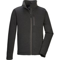 G.I.G.A. DX by killtec Fleecejacke "GW 48 MN KNTFLC JCKT", Strickfleecejacke mit Fischgrät-Optik, Zipper-Taschen, Kinnschutz von G.I.G.A. DX by killtec