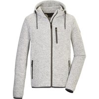G.I.G.A. DX by killtec Fleecejacke "GW 54 MN KNTFLC JCKT", Strickfleecejacke mit Kapuze, recyceltem Material, Zipper-Taschen von G.I.G.A. DX by killtec