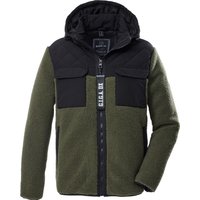 G.I.G.A. DX by killtec Funktionsjacke "GW 130 MN JCKT", Wasserabweisende Hybridjacke mit Teddy-Optik und abnehmbarem Logo von G.I.G.A. DX by killtec