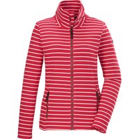 G.I.G.A. DX by killtec Strickjacke "GS 60 WMN FLX JCKT", Gestreifte Damenjacke, Stehkragen, Zipper-Taschen, Kinnschutz von G.I.G.A. DX by killtec