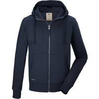 G.I.G.A. DX by killtec Sweatjacke "GS 8 MN SWT JCKT GOTS", GOTS-zertifizierte Bio-Baumwolle, Carbon-Finish, lässiger Look von G.I.G.A. DX by killtec