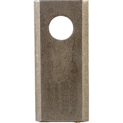 Gerades Messer für Rotationsmäher Maße 108 x 47 x 3, Ø Bohrung 21 mm. Anpassbar Galfrè 108D von G.L.D. Forniture