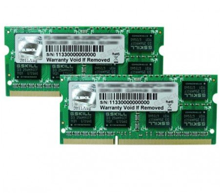 G. Skill 8 GB DDR3-1333 SQ 8 GB DDR3 1333 MHz Modul - Arbeitsspeicher (DDR3, Notebook, 204-pin SO-DIMM, 2 x 4 GB, SO-DIMM, Dual) von G.SKILL