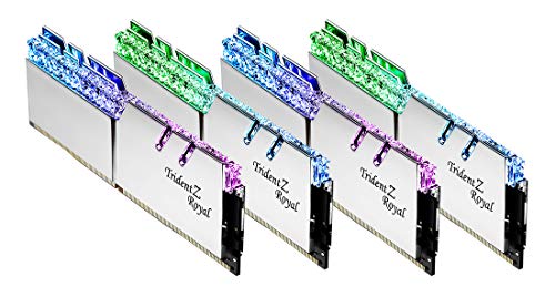 G.SKILL Memoria DIMM 64 GB DDR4-3600 Quad-KIT 4 X 16GB F4-3600C16Q-64GTRSC, Trident Z ROYAL von G.SKILL