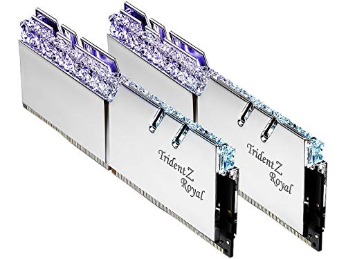 G.Skill Trident Z Royal 16GB DDR4 3200 MHz Arbeitsspeicher Module (16 GB, 2 x 8 GB, DDR4, 3200 MHz) F4-3200C14D-16GTRS von G.SKILL