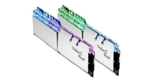 G.Skill Trident Z Royal 16GB DDR4 3200 MHz Arbeitsspeicher Module (16 GB, 2 x 8 GB, DDR4, 3200 MHz) von G.SKILL