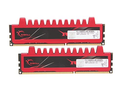 G.Skill 8GBRL PC1600 Arbeitsspeicher 8GB (1600 MHz, 240-polig, 2X 4GB) DDR3-RAM CL9 Kit von G.Skill